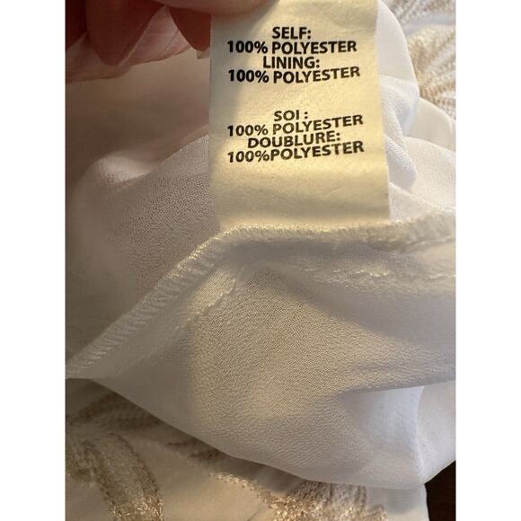 NWOT Ramy Brook Kahlil Maxi Dress‎ XXL Embroidered Hem Beachy Tiered NO BELT - Picture 12 of 12